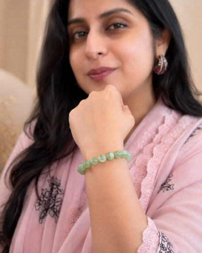 Green Aventurine Bracelet — Luck, Growth & Opportunity — view 2