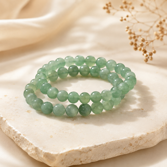 Green Aventurine Bracelet — Luck, Growth & Opportunity