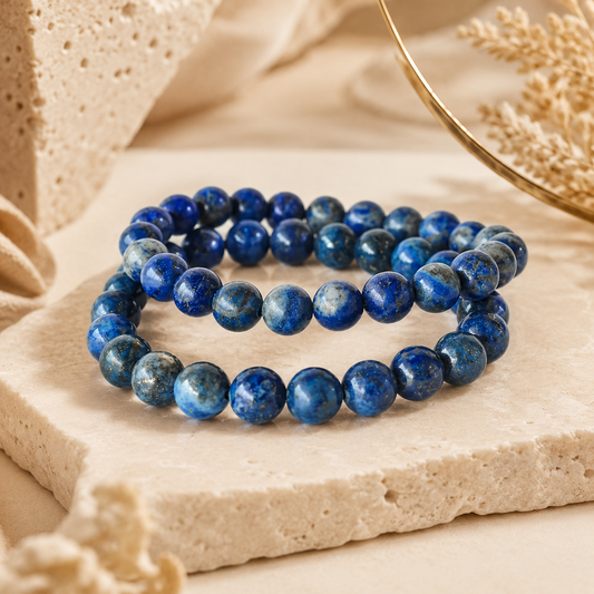 Lapis Lazuli Bracelet — Wisdom, Communication & Truth