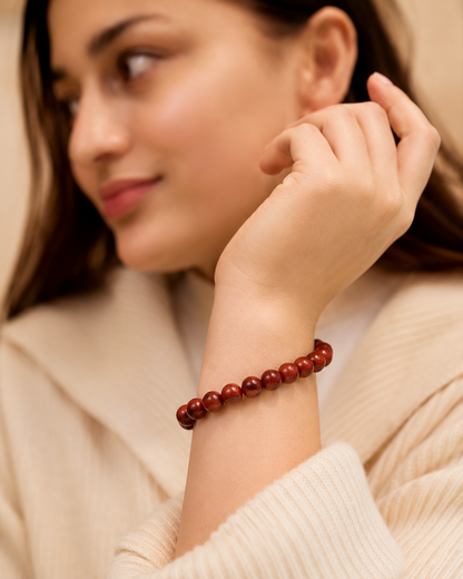 Red Jasper Bracelet — Strength, Stamina & Courage — view 2