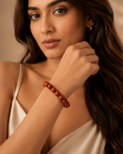 Red Jasper Bracelet — Strength, Stamina & Courage — view 3