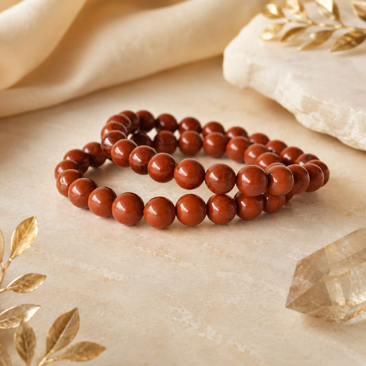 Red Jasper Bracelet — Strength, Stamina & Courage