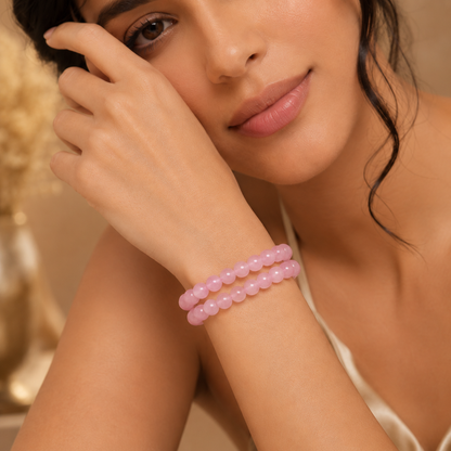 Rose Quartz Bracelet — Love, Self-Worth & Emotional Healing — view 2